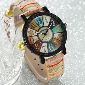 Women's Wooden style Quartz Wrist Watch